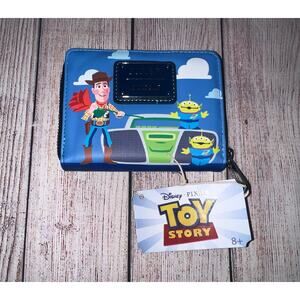 Loungefly DISNEY PIXAR Toy Story Jessie & Buzz Lightyear Zip Around Wallet NEW